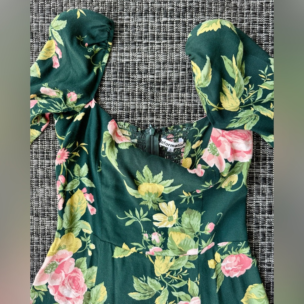 Reformation Sigmund Dress-Belvedere - Picture 9 of 16